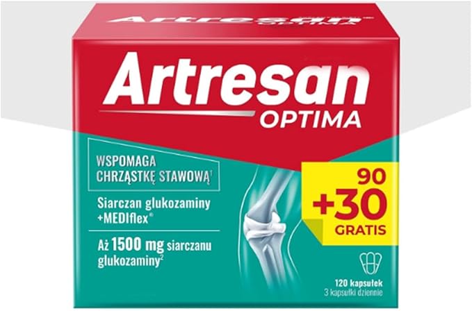 Formula Artresan Optima 120CPS Glucosamine Chondroitin Hyaluronic Acid Mobility and Flexibility Formula