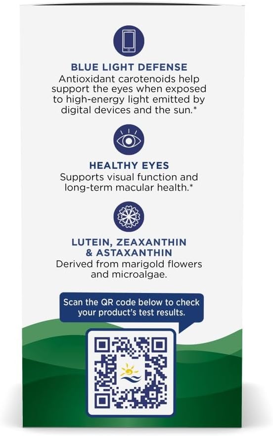 Nordic Naturals Blue Light Defense - 60 Soft Gels - Four Phytonutrients with Complementary Antioxidant Capacities - Supports Retinal Health Visual Function - Non-GMO - 60 Servings