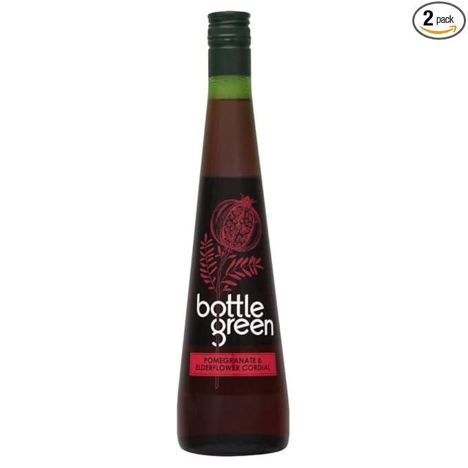 Bottlegreen Pomegranate &amp Elderflower Cordial (500ml) - Pack of 2