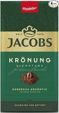 Jacobs Kronung Ground Coffee 500 Gram / 17.6 Ounce (Pack of 4)