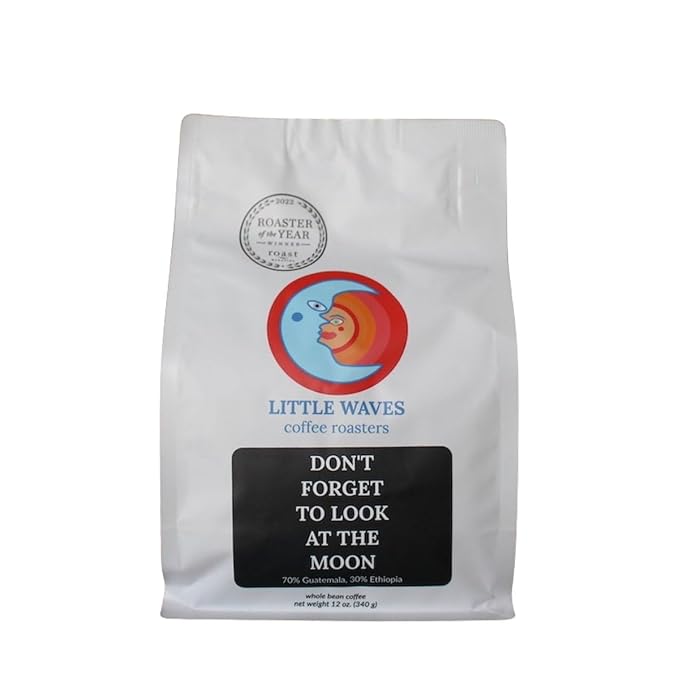 Don't Forget to Look at the Moon - Roasted by Little Waves Coffee - Whole Bean Coffee - 5 Pound Bag