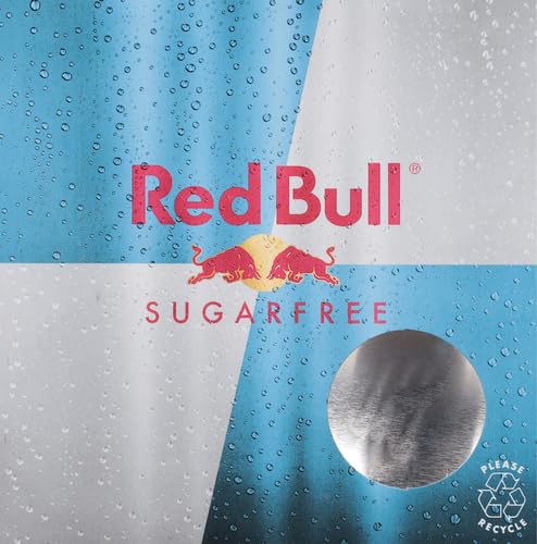 Red Bull Sugar Free Energy Drink with 80mg Caffeine plus Taurine &amp B Vitamins 8.4 Fl Oz Pack of 12 Cans