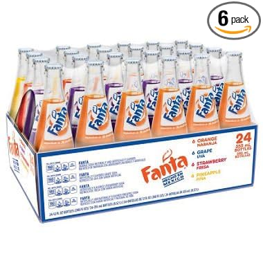 Fanta de Mexico Variety Pack (12 oz. glass bottles 24 pk.) (pack of 6)