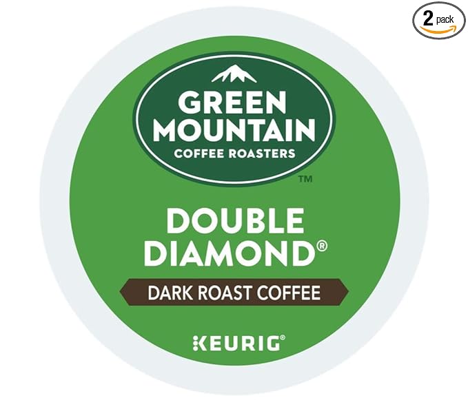 Green Mountain Coffee Roasters Double Diamond coffee single serve capsules for Keurig K-Cup pod brewers (48 Count)