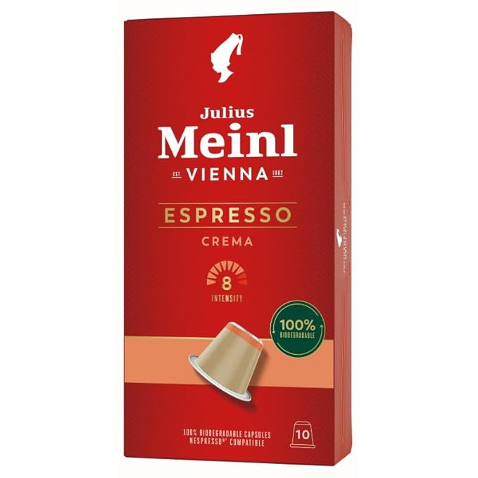 Julius Meinl: Espresso Crema 100% biodegradable 100 Capsules