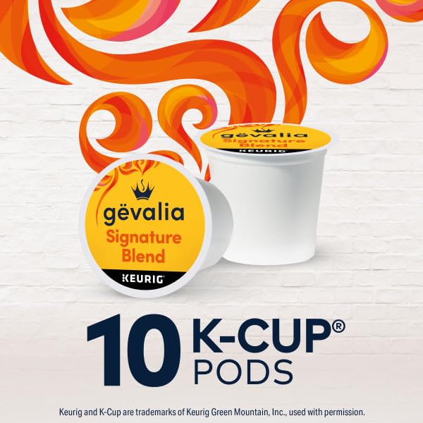 Gevalia Signature Blend Mild Roast K-Cup® Coffee Pods 10 CT (Pack of 6)