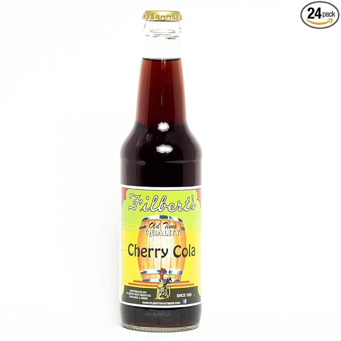 Filbert's Cherry Cola- 12 oz (12 Glass Bottles) 24 Pack