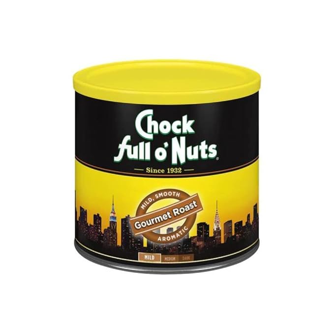 Chock Full o' Nuts Gourmet Roast Coffee 26 Ounce (Pack of 4)