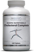 BIOSPEC NUTRITIONALS Cholesterol Complete - Natural Cholesterol Support for Cardiovascular and Heart Health* - Red Yeast Rice CO-Q-10 Hawthorn Magnesium (240 Tablets)