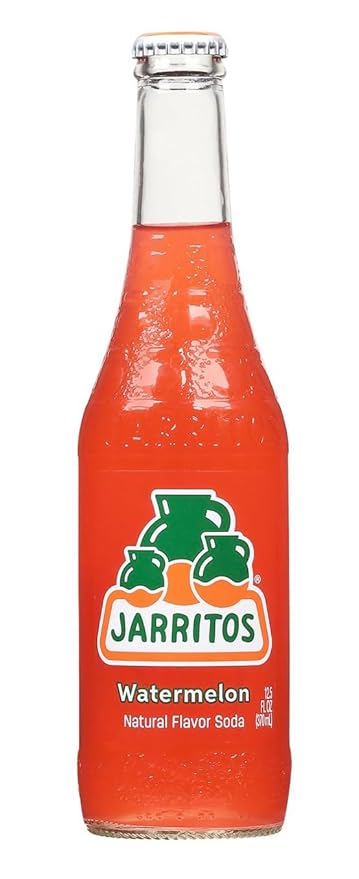 Jarritos Sandia | Watermelon Soda 12.5oz Glass Bottle Pack of 6