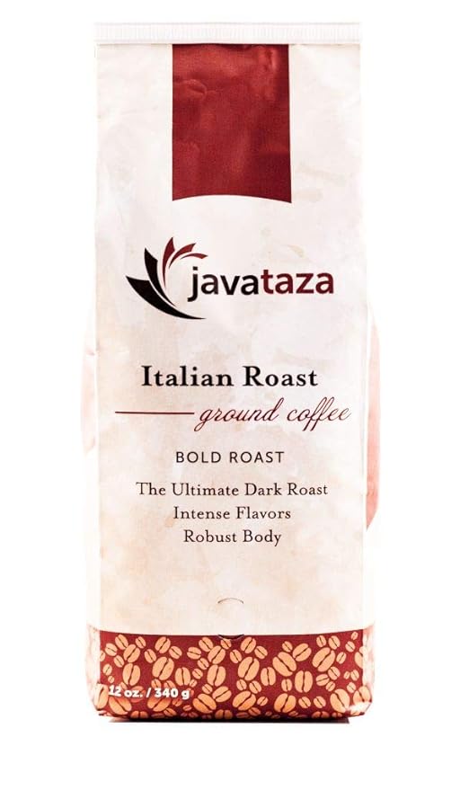 Italian Roast Coffee -12 oz Fairly Traded Naturally Shade Grown (Ground)