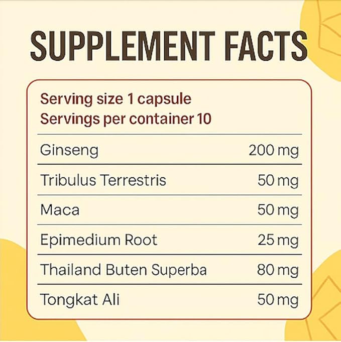 Sports Nutrition Supplement | Daily Energy &amp Wellness Support for Active Lifestyles | Botanical Formula | Convenient Travel Pack | 10 Count