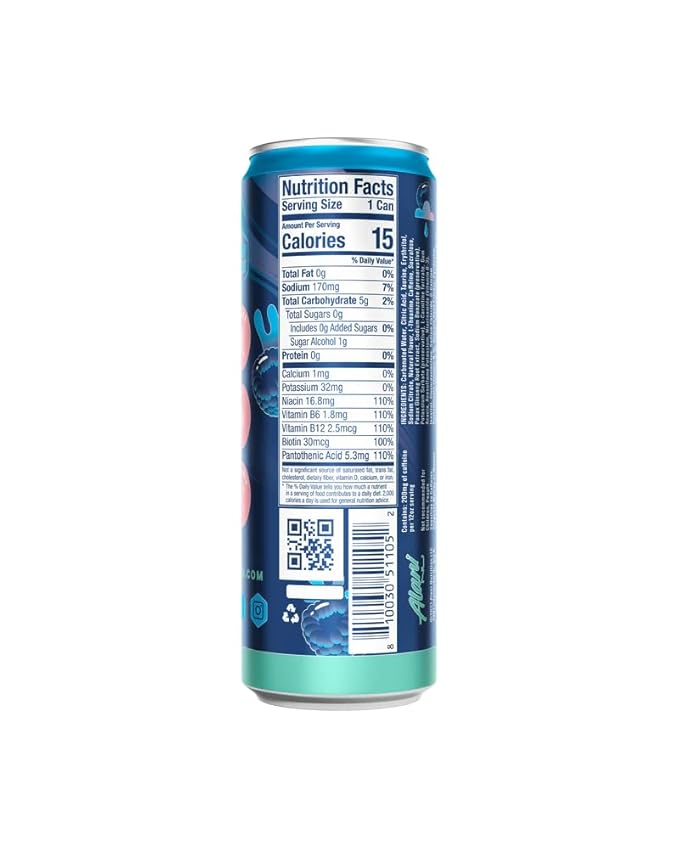 Alani WINTER WONDERLAND BREEZEBERRY &amp CHERRY SLUSH Variety Pack (Pack of 18) | Sugar-Free Low-Calorie Energy Boost Drink 12 fl oz | Winter Limited Edition