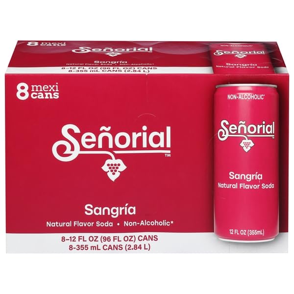 Senorial Sangria Soda 12 Fl Oz 8 Pack