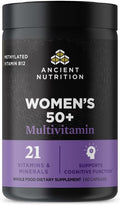 Ancient Nutrition Women’s 50+ Multivitamin with Ashwagandha – Menopause Support for Hot Flashes Sleep Mood Energy &amp Hormonal Balance – 21 Vitamins &amp Minerals – 30 Servings