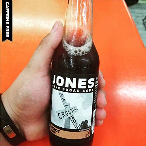 Jones Soda 12 ounce Glass Bottles (Root Beer 12 Bottles)