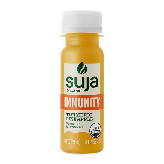 Organic Immunity Defense Shot Variety Pack | Ginger &ampTurmeric and Elderberry Wellness Shot | 16 pk./2 fl. oz