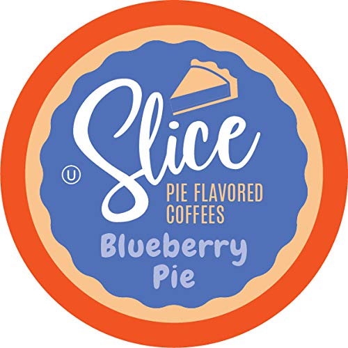 Slice Coffee Blueberry Flavored Coffee Pie for Keurig K Cup Brewers Blueberry Pie 40 Count