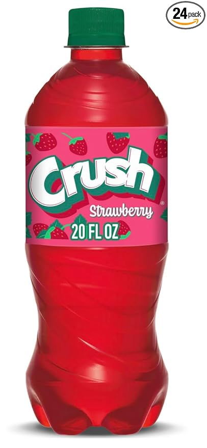 Crush Strawberry 20 Oz Bottle Pack of 24