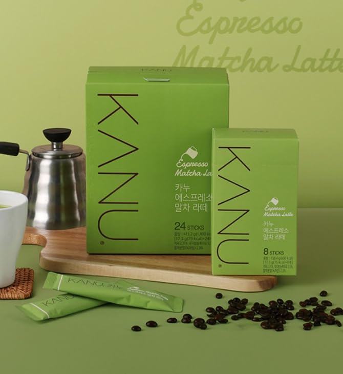 Kanu Maxim Latte Instant Coffee (17.3g x 24t Matcha)