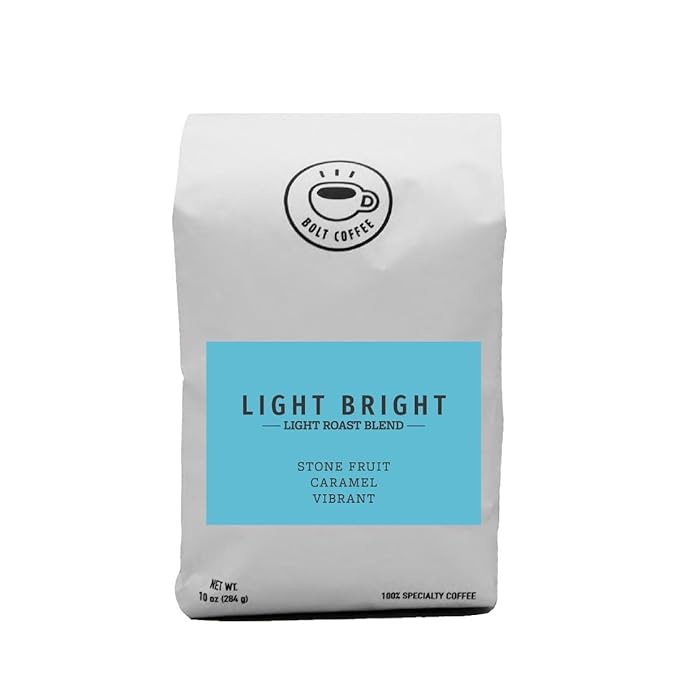 Lite Bright - Light Roast Blend - Roasted by Bolt Coffee Co. - Whole Bean Coffee - 2 Pound Bag