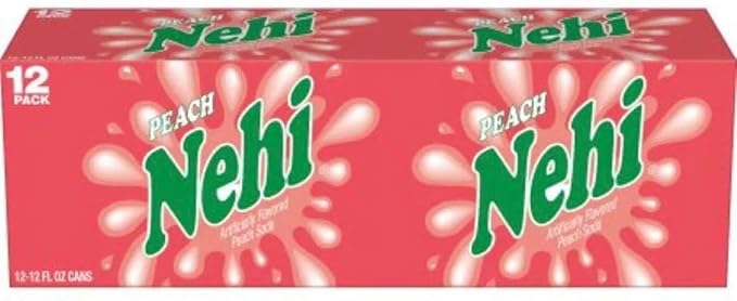 Nehi Peach Soda 12 oz Can 12 Units