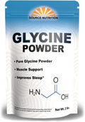 Glycine Powder (2 lbs) - Promotes Restful Sleep Muscle Energy and Strength Memory and Cognition Support (Resealable Bag)