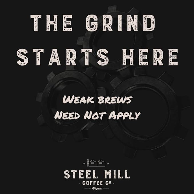 Steel Mill Coffee Co. - Sumatra Coffee - Dark Roast - Whole Bean- Regular - Single Origin - 100% Arabica Beans - 2lb Bag
