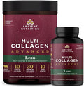 Ancient Nutrition Multi Collagen Advanced Lean Powder 25 Servings + Multi Collagen Advanced Lean Capsules 90 Count