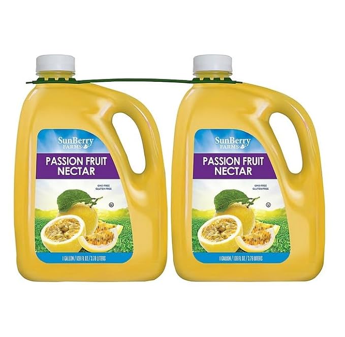 Sunberry Farm Passion Fruit Nectar (1 gal Pack of 2)