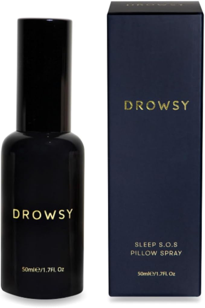 DROWSY SOS Sleep Pillow Spray - Instantly Elevate Your Sleep Experience Long Lasting &amp Effective Formula 6 Month Supply - Natural Vegan Ingredients 50ml / 1.7 Fl. Oz