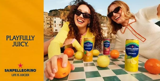 San Pellegrino Sparkling Fruit Beverages Variety Pack 11.15 fl oz Cans – 24 Pack – Blood Orange Lemon Prickly Pear &amp Pomegranate Orange – Refreshing Italian Sparkling Drinks