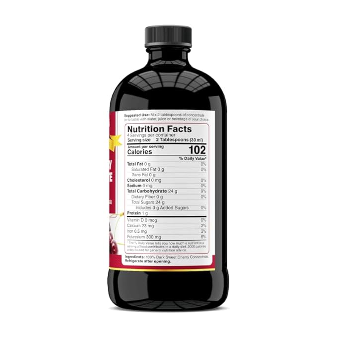Bernard Jensen's Dark Cherry Liquid Concentrate 4 fl oz (Pack of 2)