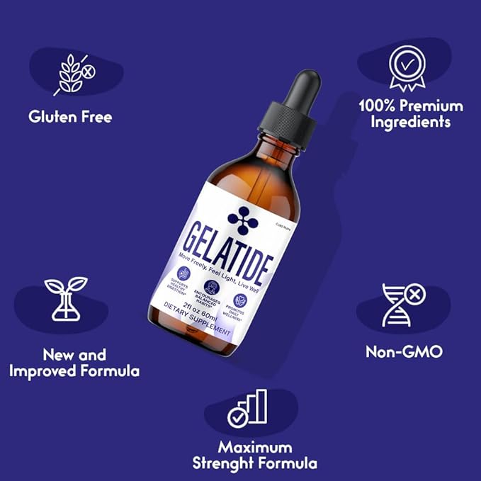 Gelatide Drops All Natural Maximum Strength Formula All Natural Gela Tide Liquid Drops Supplement (2)