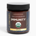 Organic 8 Mushroom Immunity Powder Non-GMO - Turkey Tail Chaga Cordyceps Shiitake Reishi Maitake Lion's Mane and Mesima - Vegan Mushroom Supplement in a Resealable Glass Jar