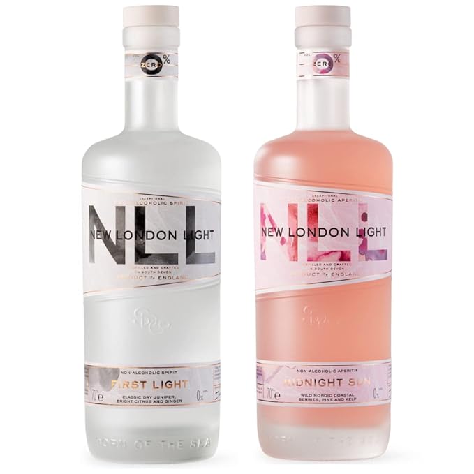 Non-alcoholic drinks bundle of New London Light 'First Light' and 'Midnight Sun'