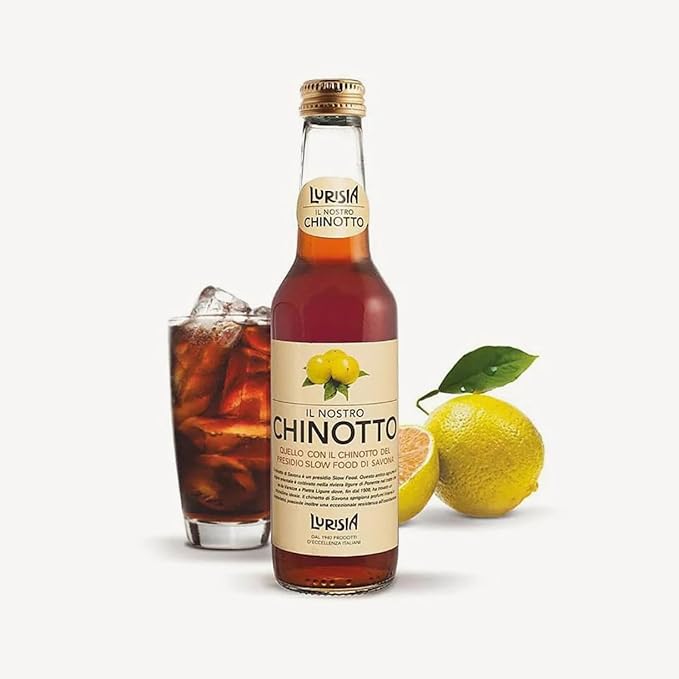 Lurisia - Il Nostro Chinotto - Italian Sparkling Juice Beverage - 9.3 fl oz (6 Glass Bottles)