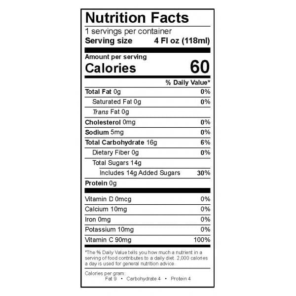 Orchard Splash 4oz Portion Control Juice Cups Cranberry Cocktail 20% (Case of 48)