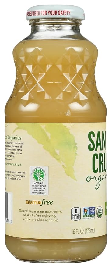 Santa Cruz Organics Lime Juice 12x 16OZ