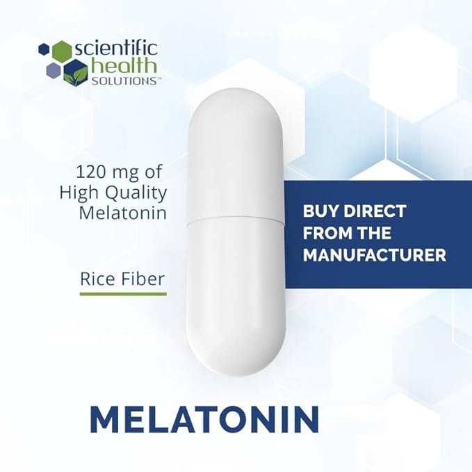 Melatonin Bundle | 60mg &amp 120mg High Dosage Capsules | Easy-to-Swallow Vegan Non-GMO Gluten-Free | Made in USA for Enhanced Sleep and Restful Nights