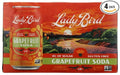 Lady Bird Grapefruit Soda 6 Pack 72 fl oz (Pack of 4)