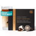 Luxury Instant Espresso - 160mg Caffeine Hot or Iced Instant Coffees Cold Brew Coffee Double Shot Espresso 12 Counts 100% Arabica Sugar Free No Additives - Original Diamond Brew