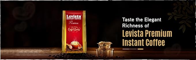 Levista Premium Instant Coffee 200Gm Pouch Bag Ground