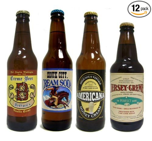 (Mix Case) Cream Soda Collection 12 Pack by Orca Beverage