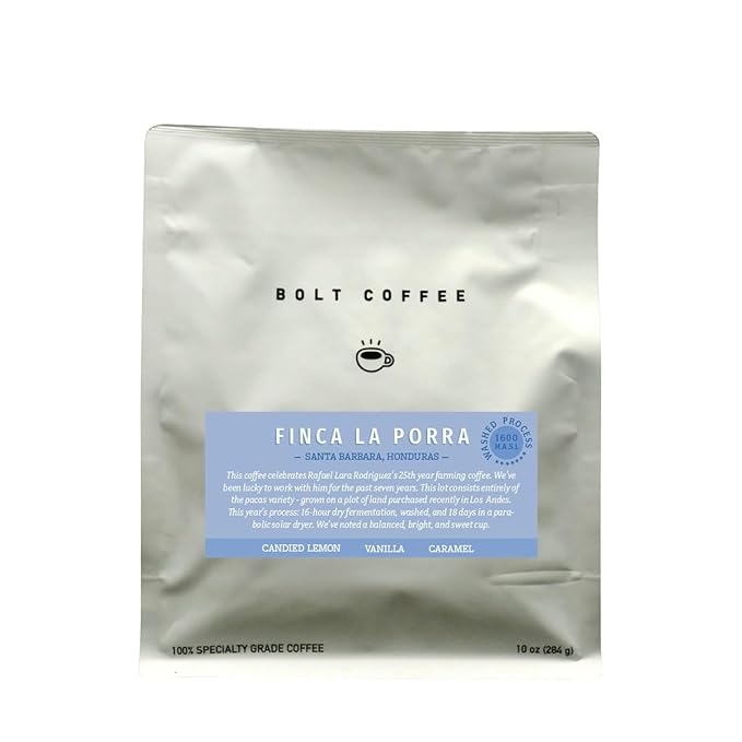Honduras - Finca La Porra - Roasted by Bolt Coffee Co. - Whole Bean Coffee - 5 Pound Bag