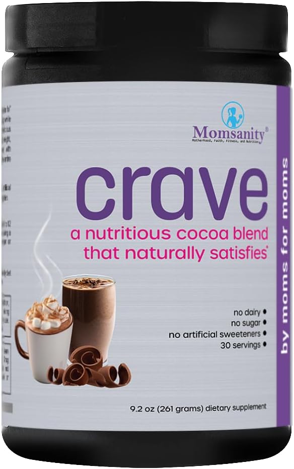 Crave Low Calorie Low Carb Chocolate Powder to Satisfy Cravings Naturally + Delicious Recipe Guide PDF