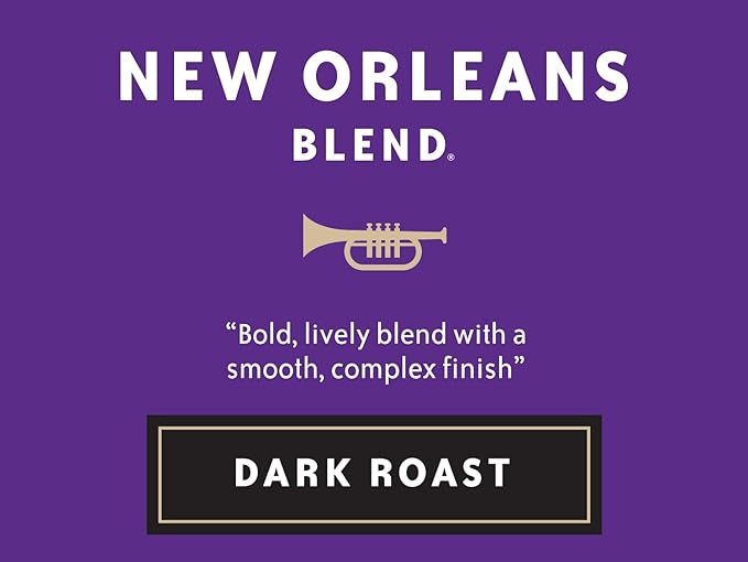 Community Coffee New Orleans Blend Dark Roast Pre-Measured Coffee Packs 3.0 Ounce Each (Box of 20)
