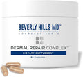Beverly Hills MD Dermal Repair Anti-Aging Supplement - Hyaluronic Acid Collagen Vitamins for Smooth Plump Skin