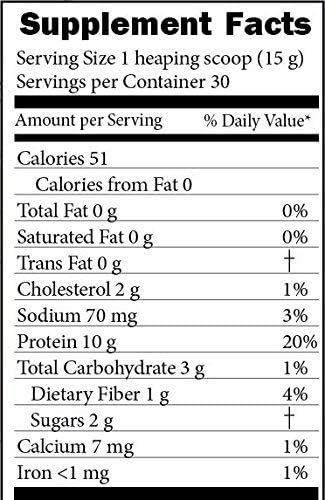 Paleo Perfection Vanilla Banana Grass Fed Beef Collagen Protein Powder with Stevia - Paleo Keto SCD AIP Protein Powder with Apple Fiber Carrot &amp Broccoli - 1lb Protein Powder &amp Superfood B