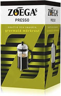 Zoega Presso - Dark Roast Ground Coffee for Cafetiere 500g